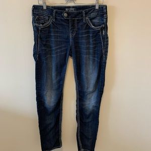 Silver Jeans Tuesday Mid-Rise Skinny Jeans